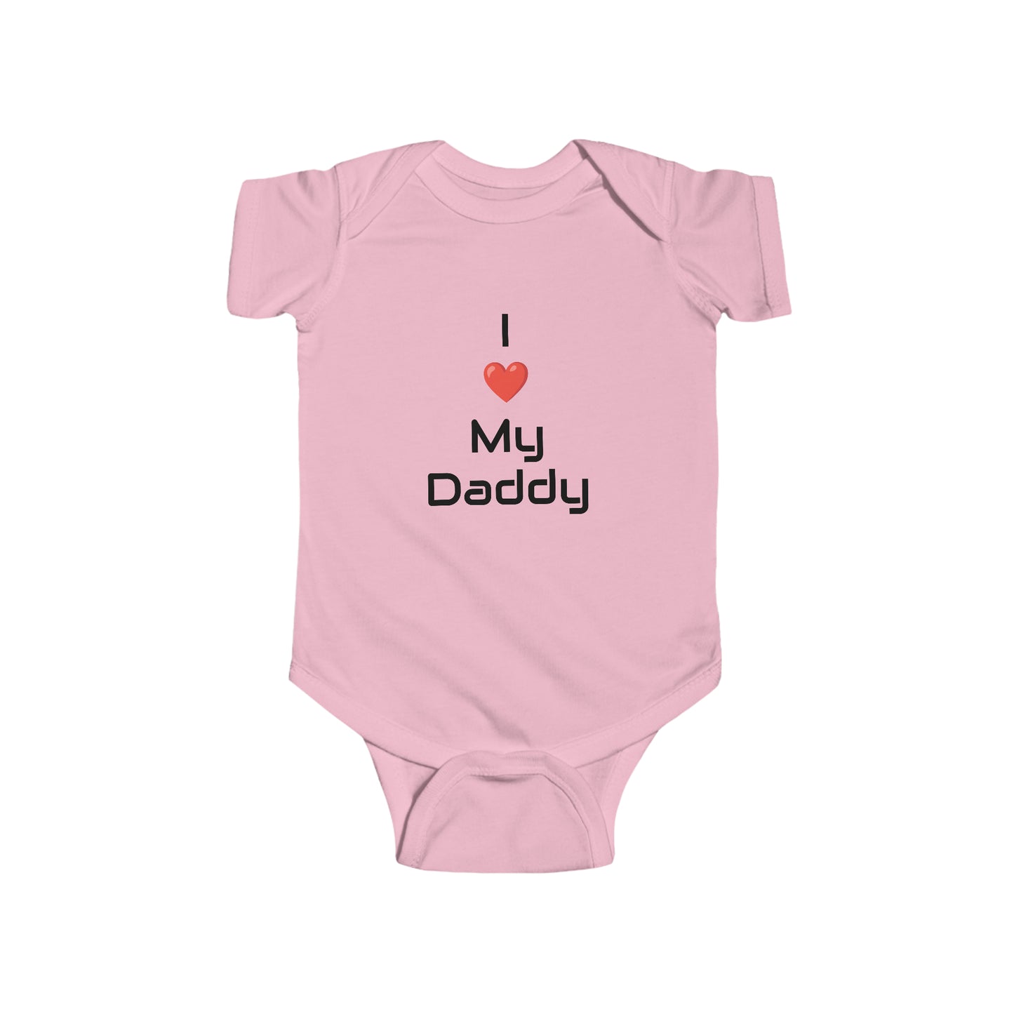 I LOVE MY DADDY Fine Jersey Onesie